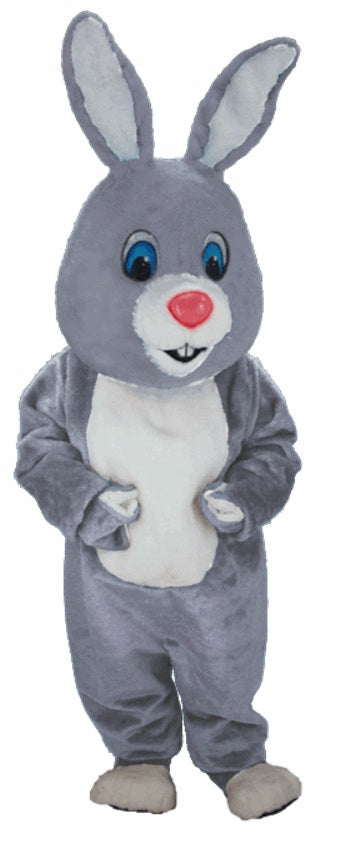 T0249 Light Grey Rabbit Mascot Costume (Thermolite)