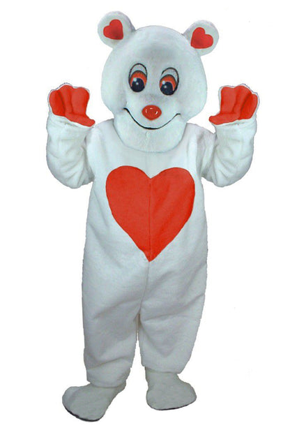 Valentine Bear Mascot Costume